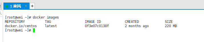 Docker pull CentOS image