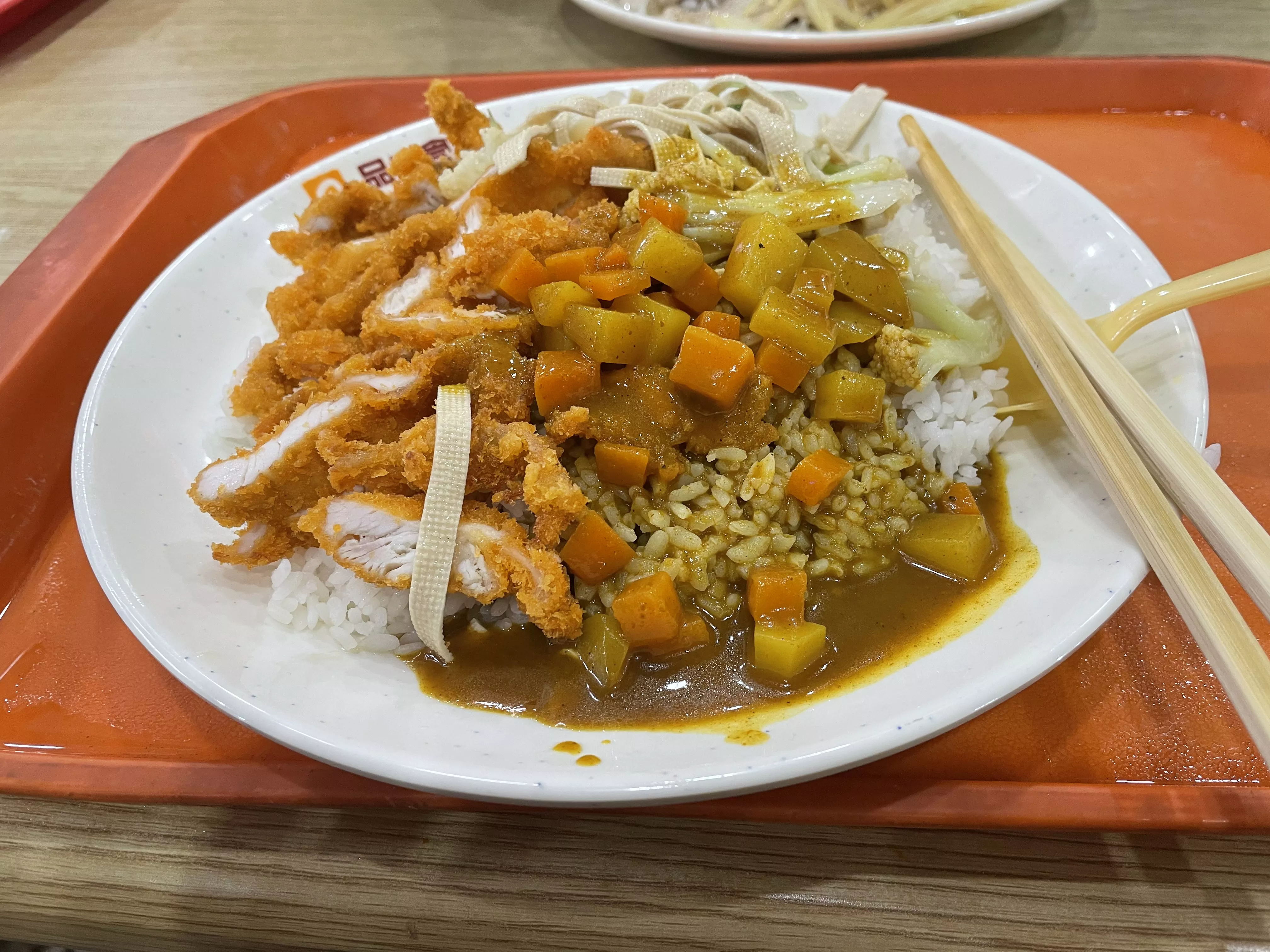 Lunch at the canteen