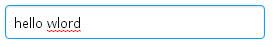 Spell checking