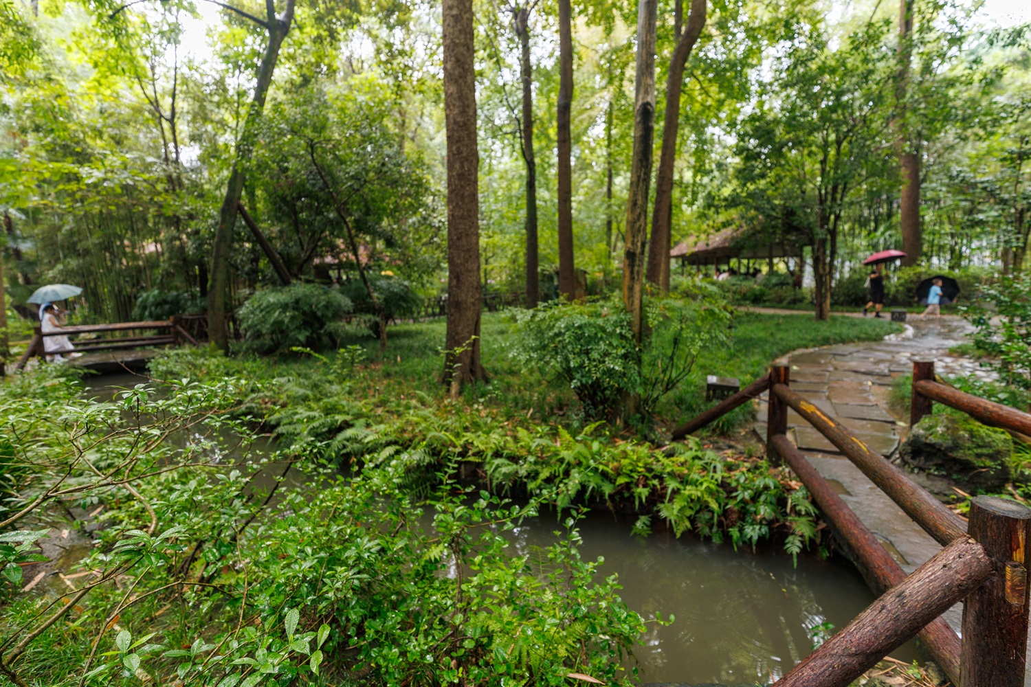 Architecture at Du Fu Thatched Cottage