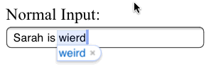 Autocorrect on mobile browsers